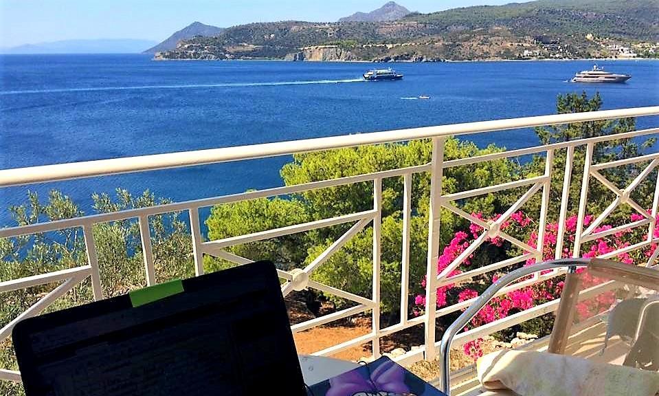 Kavos Bay Seafront Hotel Agia Marina  Bagian luar foto