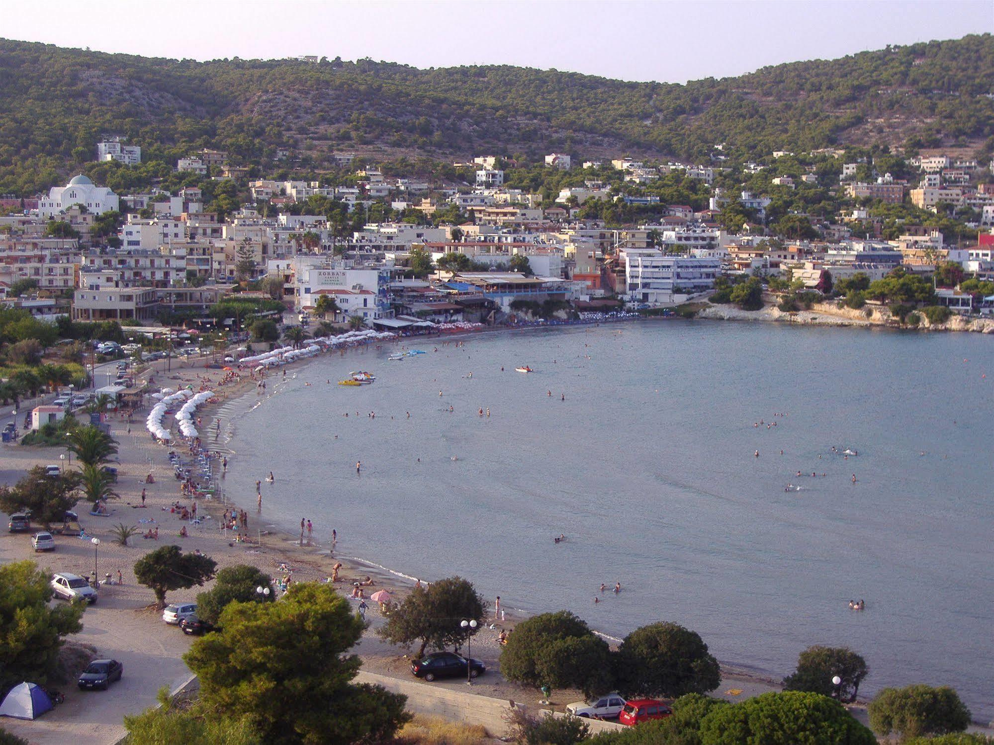 Kavos Bay Seafront Hotel Agia Marina  Bagian luar foto