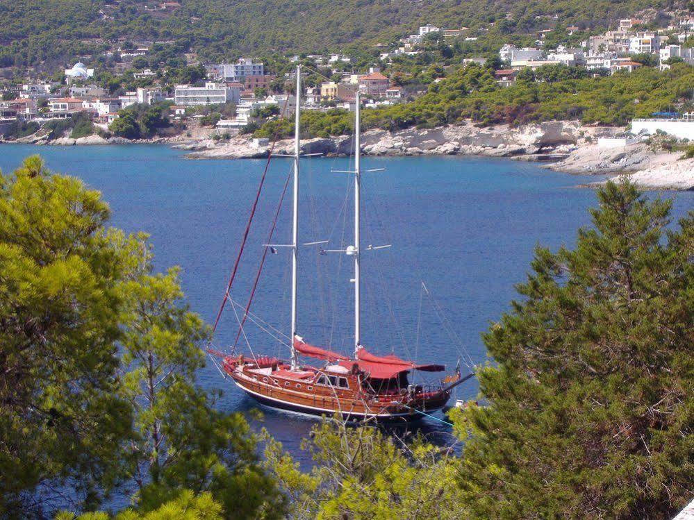Kavos Bay Seafront Hotel Agia Marina  Bagian luar foto