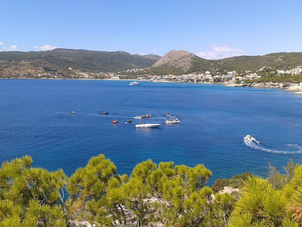 Kavos Bay Seafront Hotel Agia Marina  Bagian luar foto