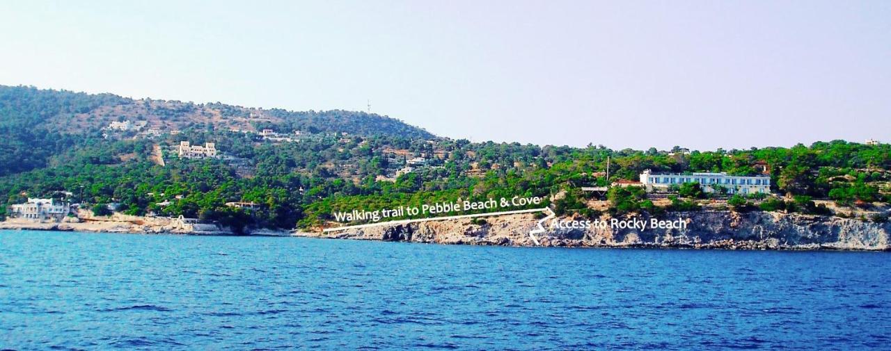 Kavos Bay Seafront Hotel Agia Marina  Bagian luar foto