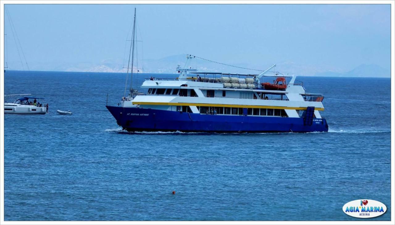 Kavos Bay Seafront Hotel Agia Marina  Bagian luar foto