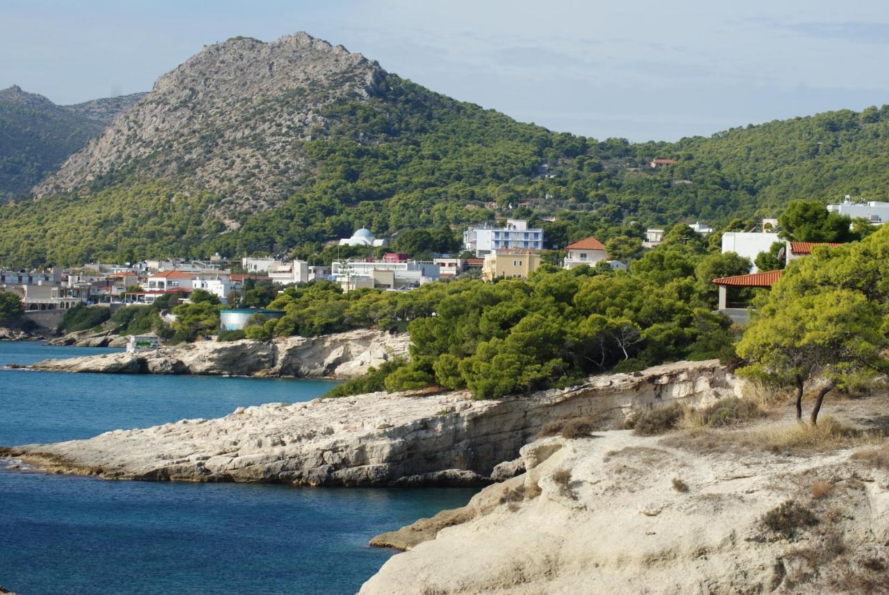 Kavos Bay Seafront Hotel Agia Marina  Bagian luar foto